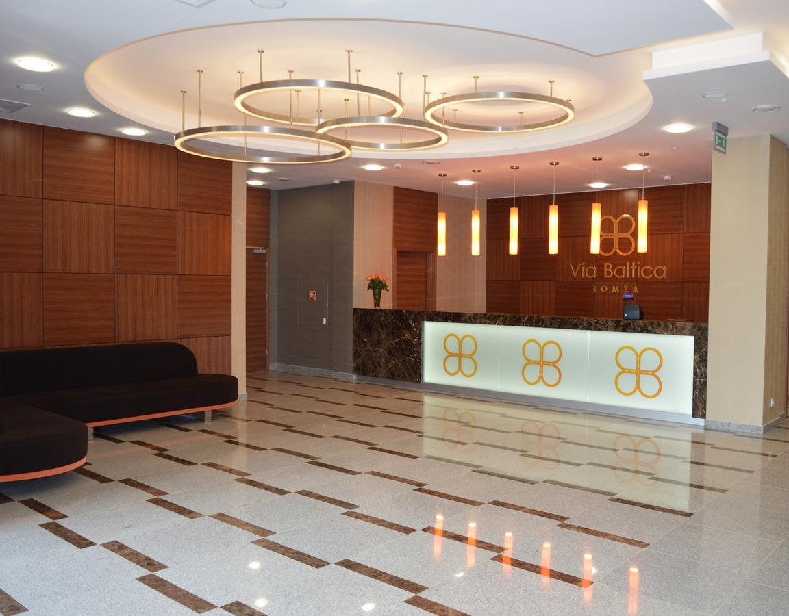 Hotel Via Baltica Lomza Bagian luar foto