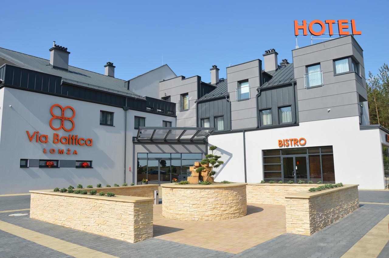 Hotel Via Baltica Lomza Bagian luar foto